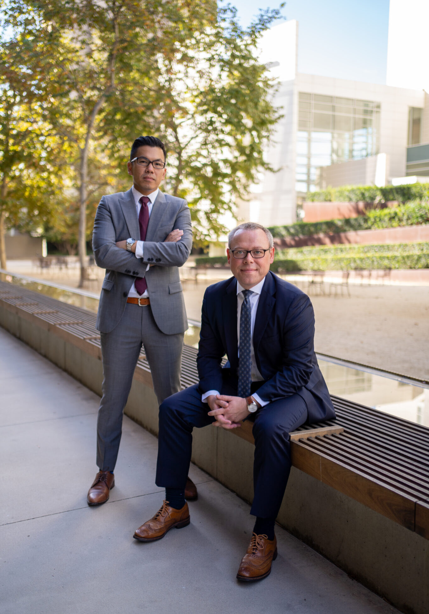 Tommy Vu and Ryan Stitt, trial lawyers at this firm.